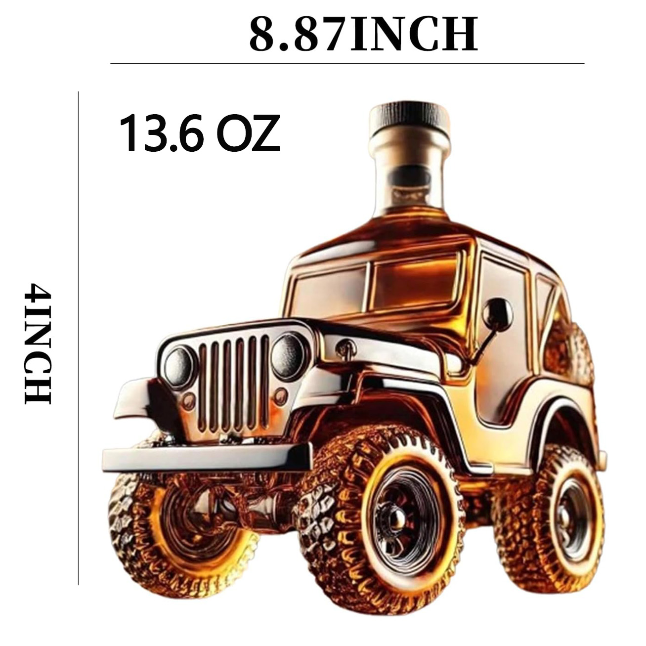 Jeep Whiskey Bottle