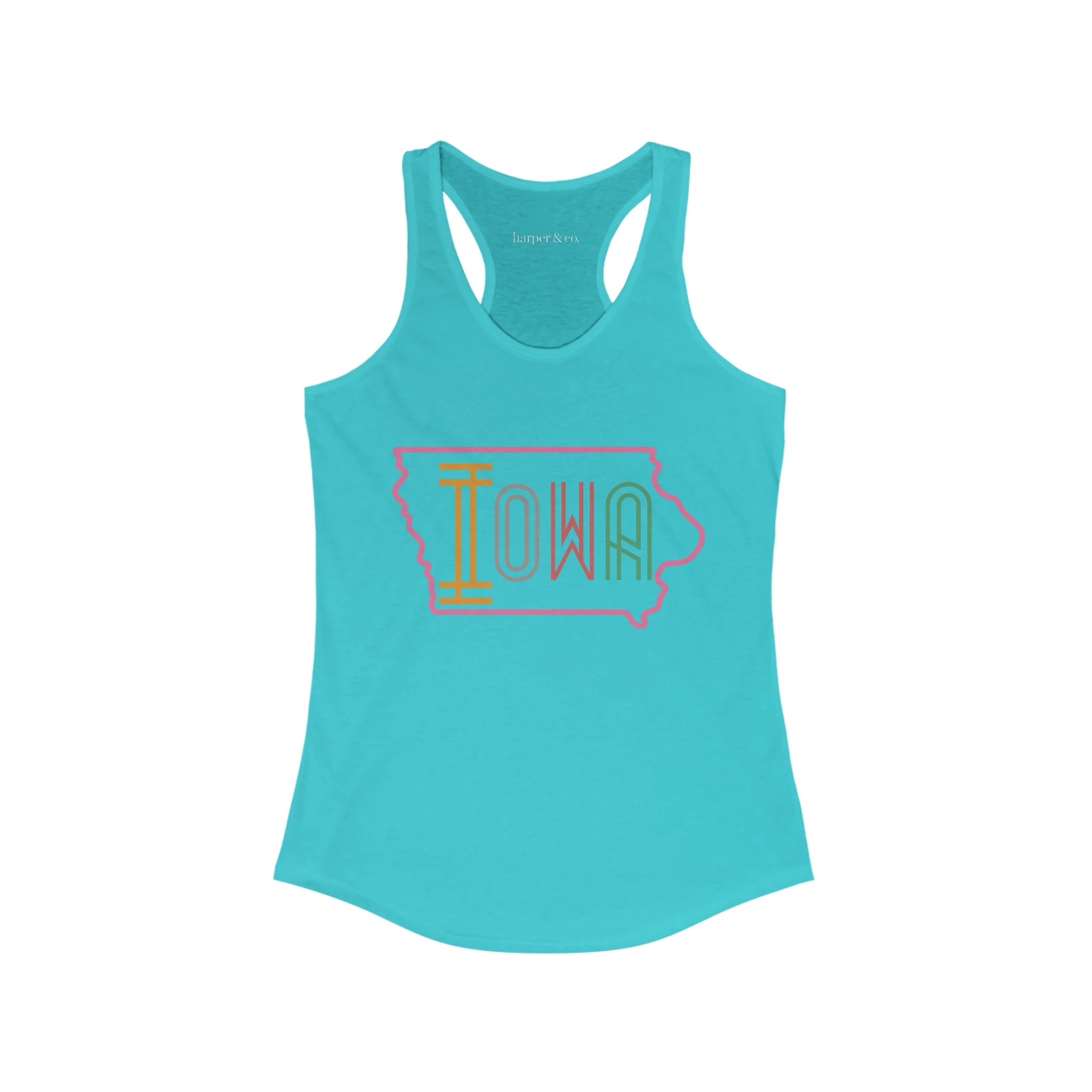 Iowa Pink Women's  Racerback Tank