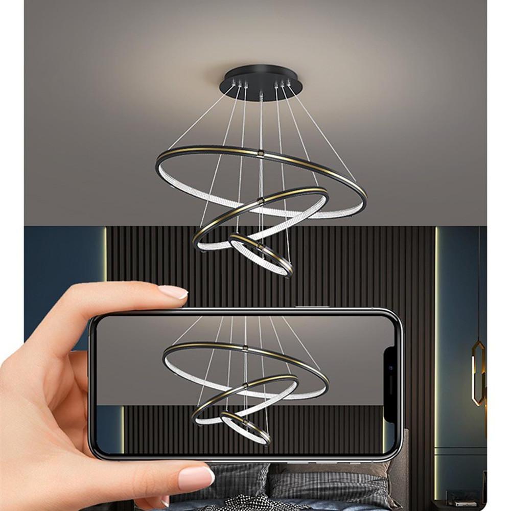 3 Ring Modern Chandeliers Dining Room Chandelier