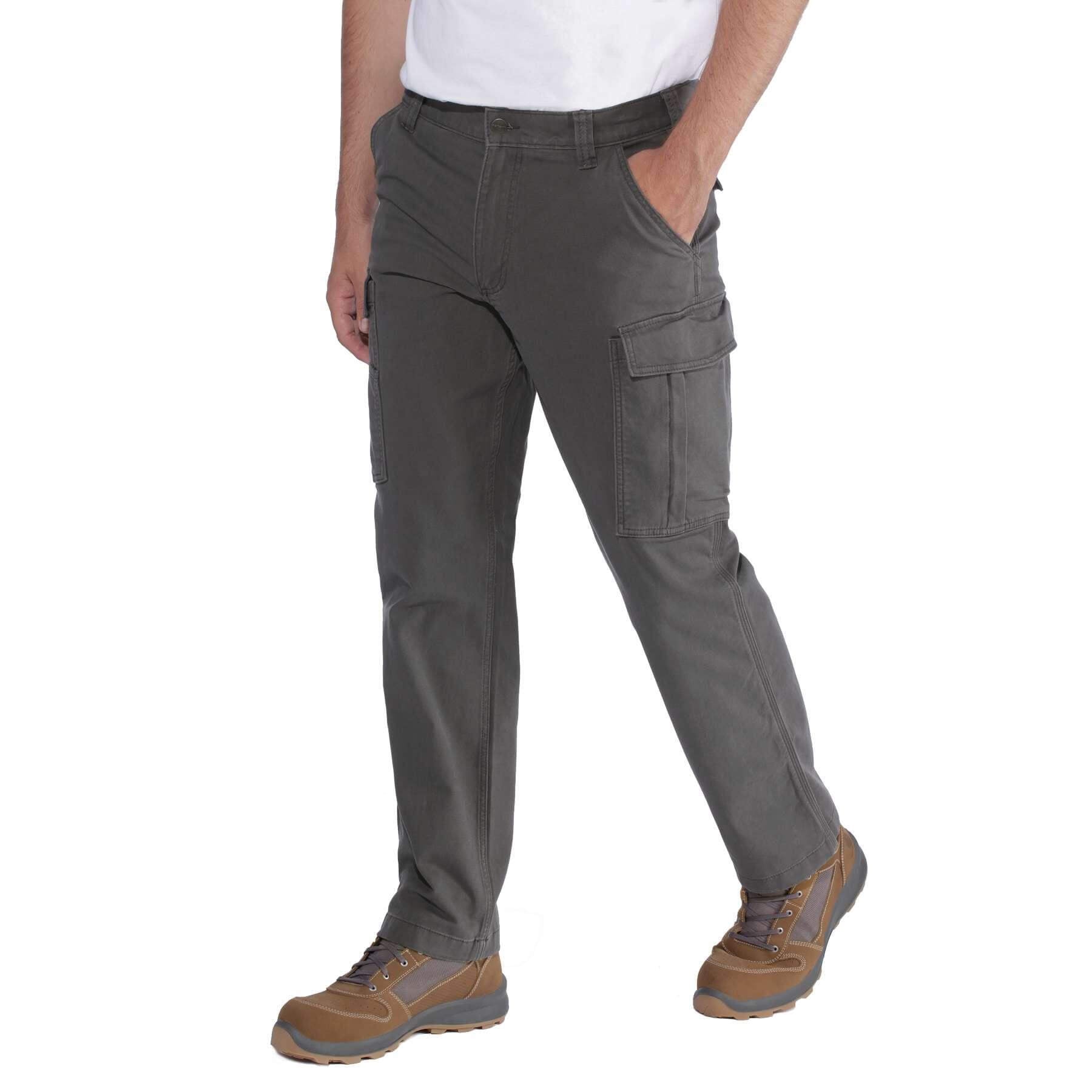 CHT Rugged Flex Relaxed Fit Stretch Canvas Rigby Cargo Trousers 103574