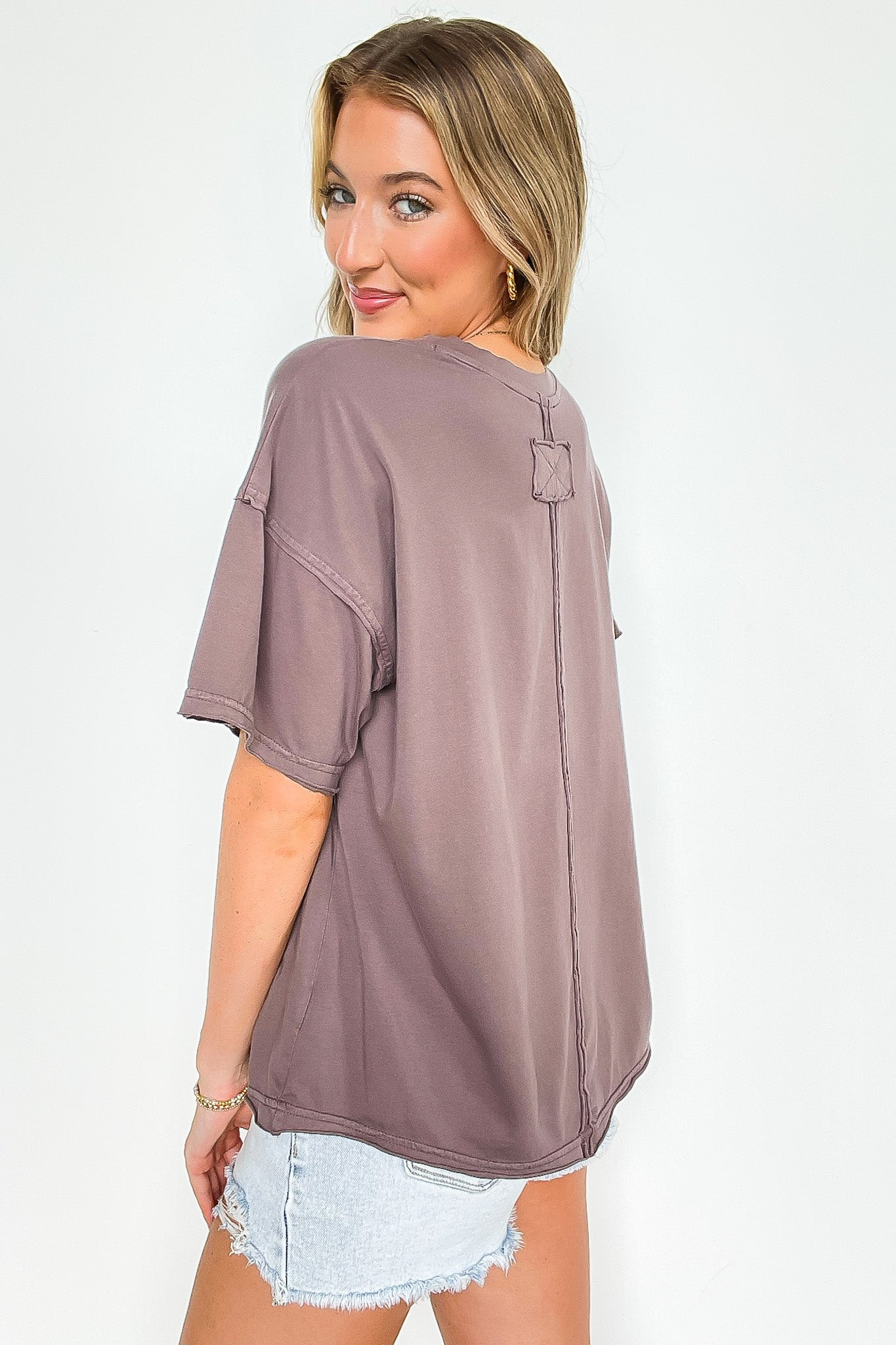 Washed Relaxed Fit Top