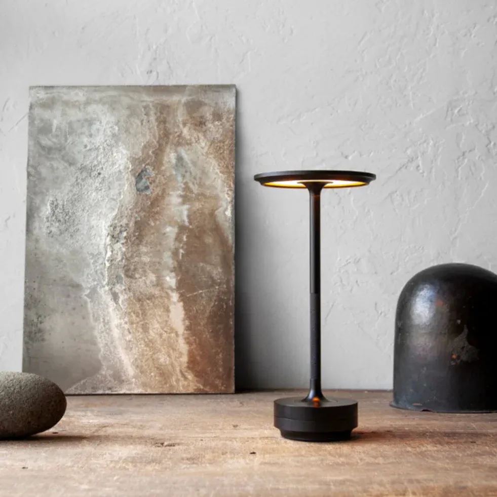 Ecolume Wireless Table Lamp - Dimmable & Rechargeable Waterproof Desk Light