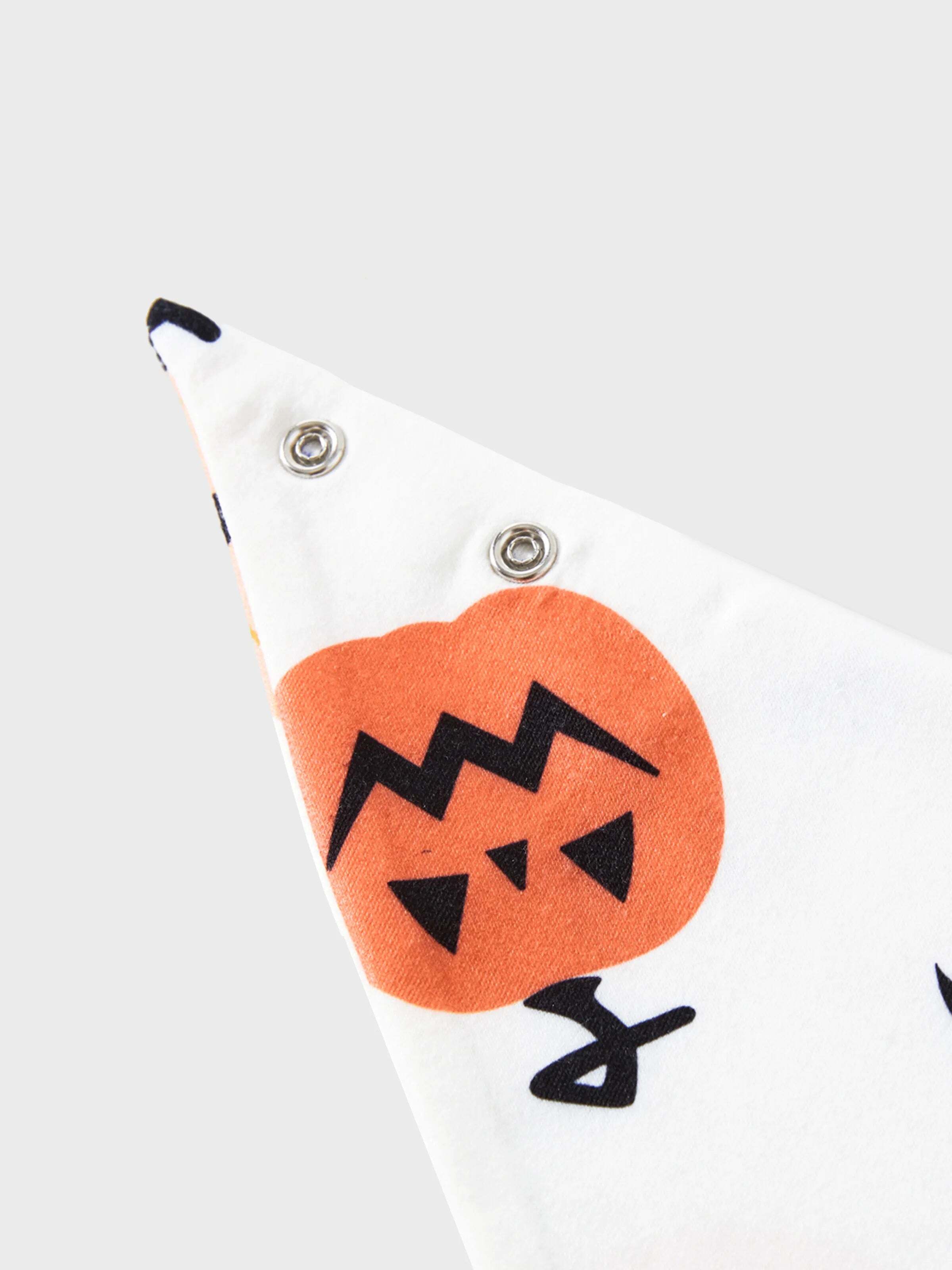 Halloween Family Matching All Over Pumpkin & Ghost Print Pajamas sets White