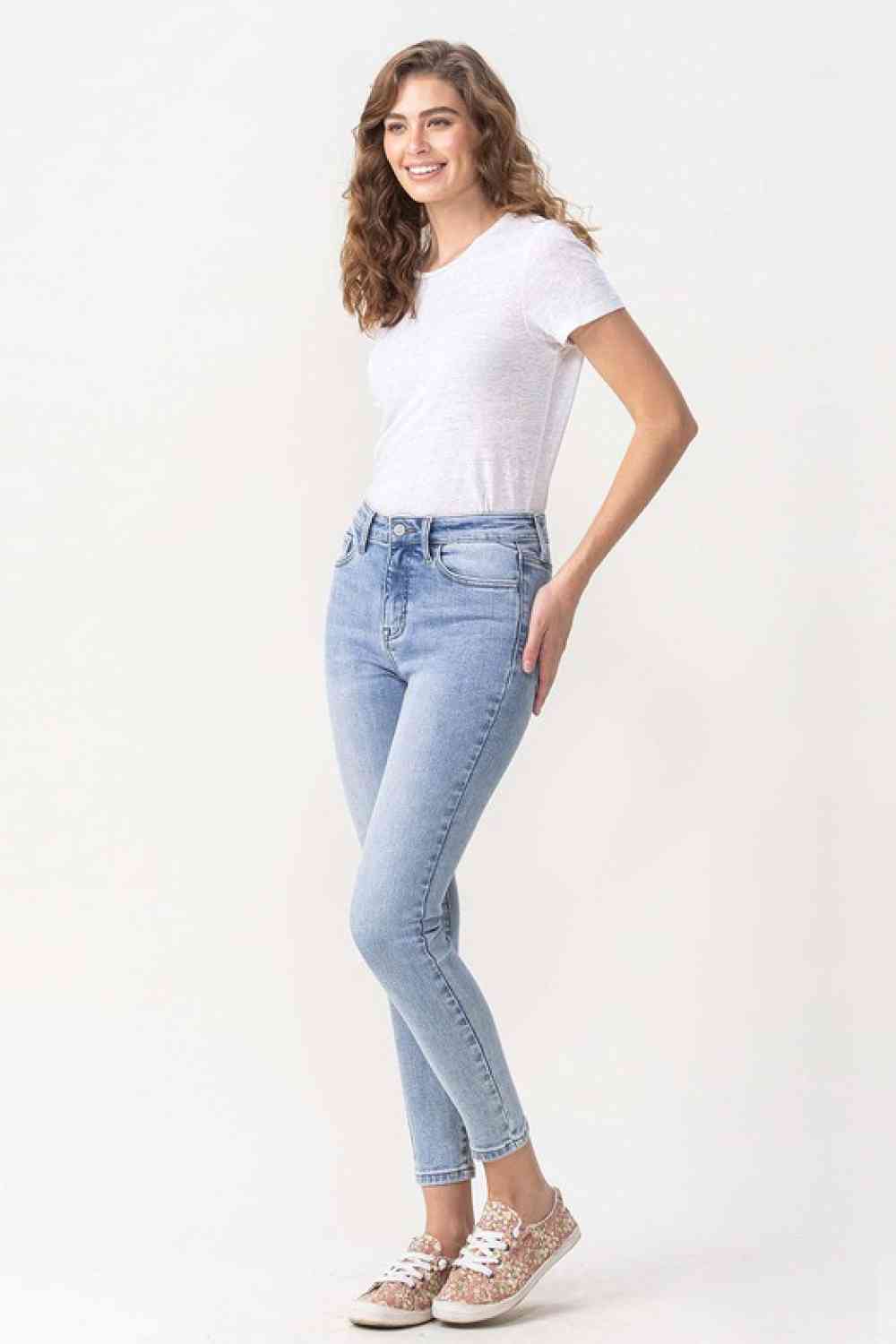 Full Size Talia High Rise Crop Skinny Jeans