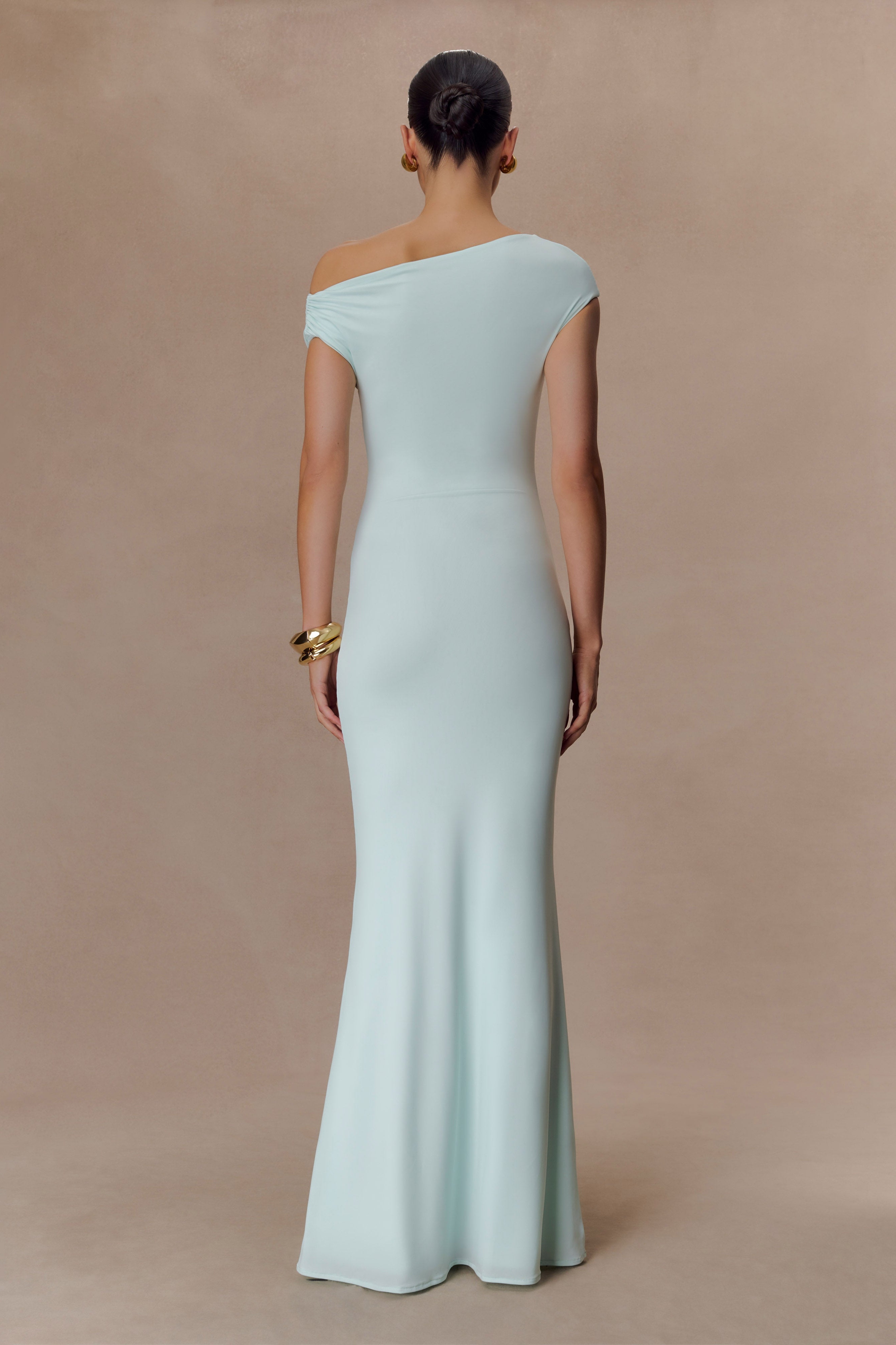 Lagoon Slinky Maxi Dress With Hardware