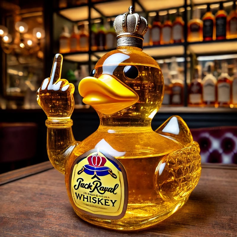 12oz Middle Finger Duck Bottle