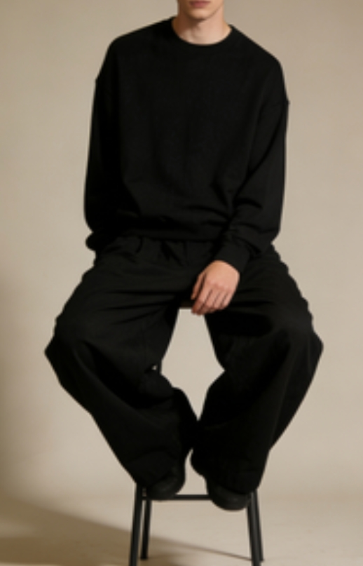 The Ultimate Slouchy Vibe: Black Baggy Trousers for Effortless Cool