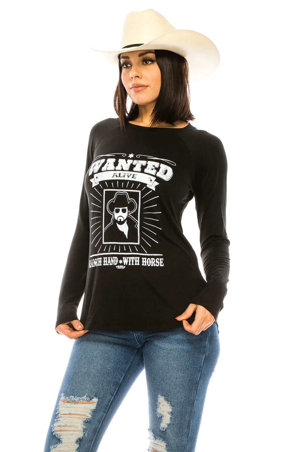 WANTED RANCH HAND LONG SLEEVE