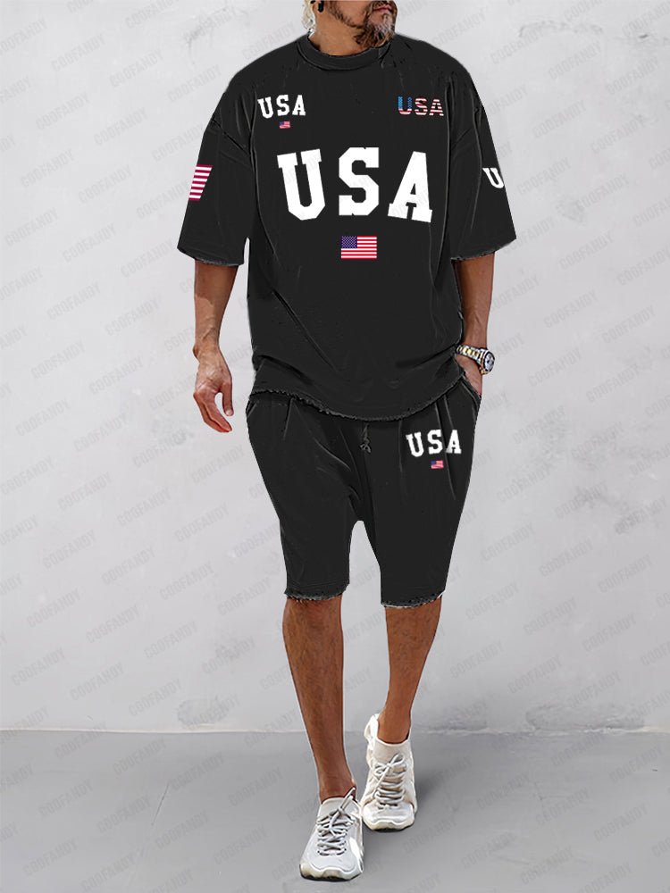 Athleisure Camo Print 2-Piece Set