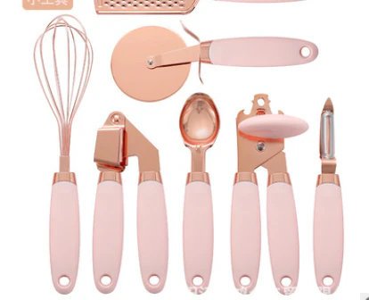7PC Copper & Ceramic Kitchen Tools