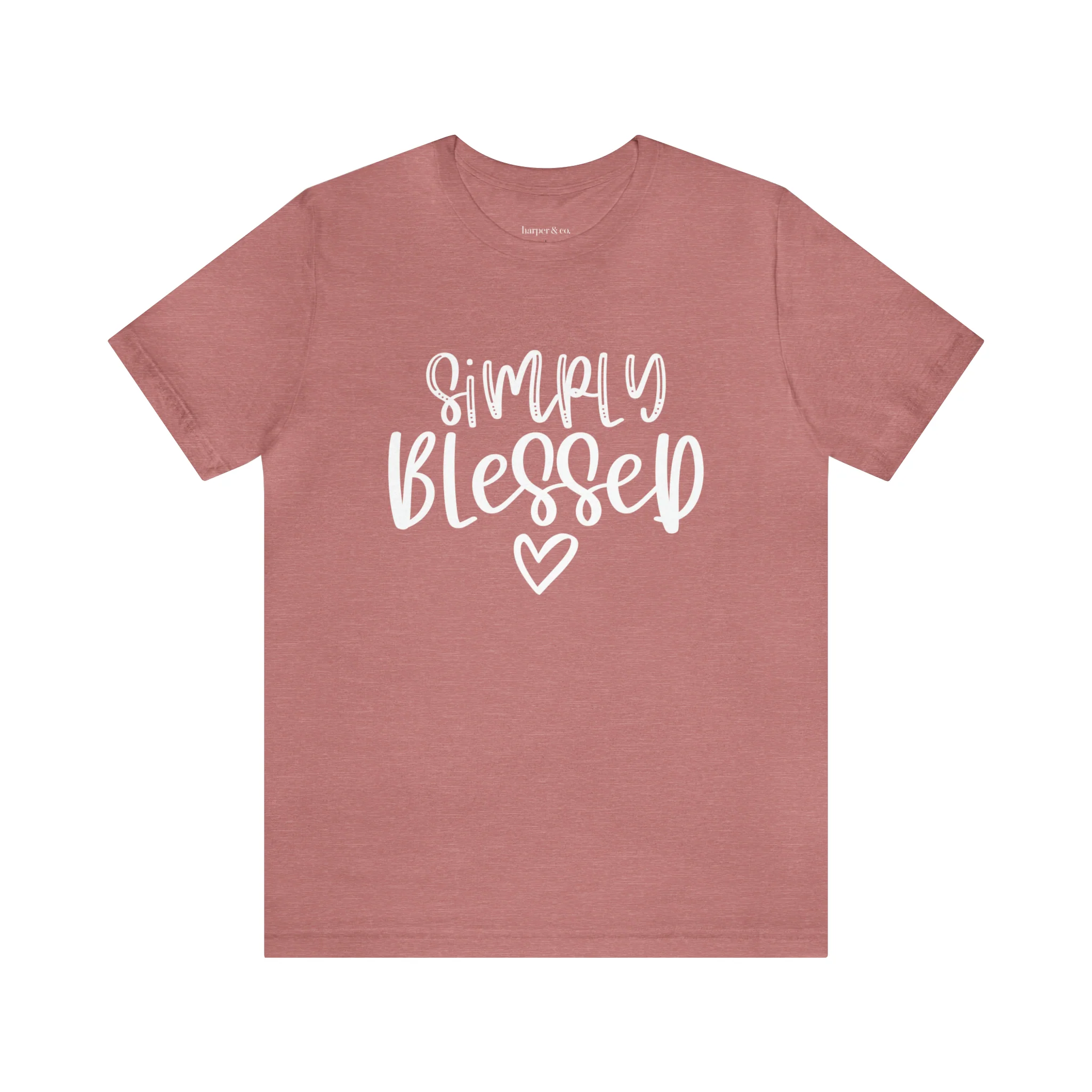 Simply Blessed Unisex Jersey Short Sleeve Tee