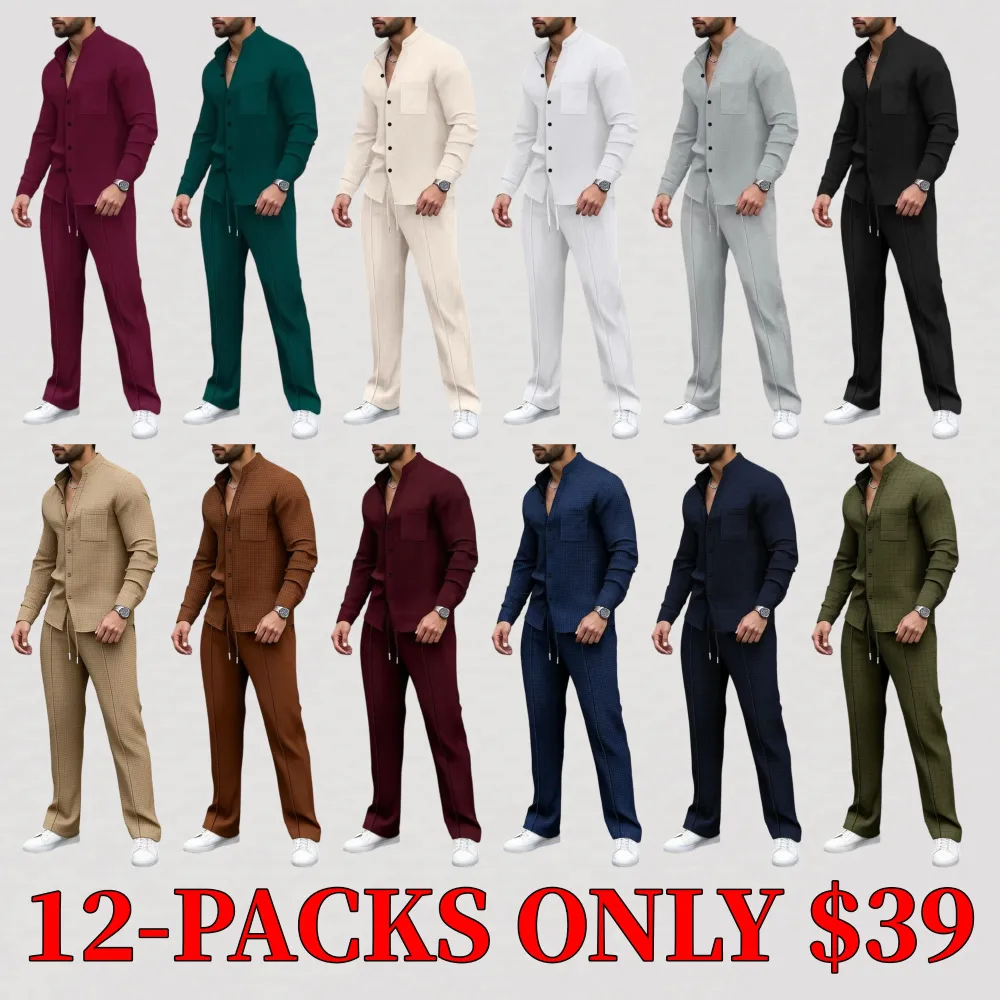 Men's new spring and autumn suit set
