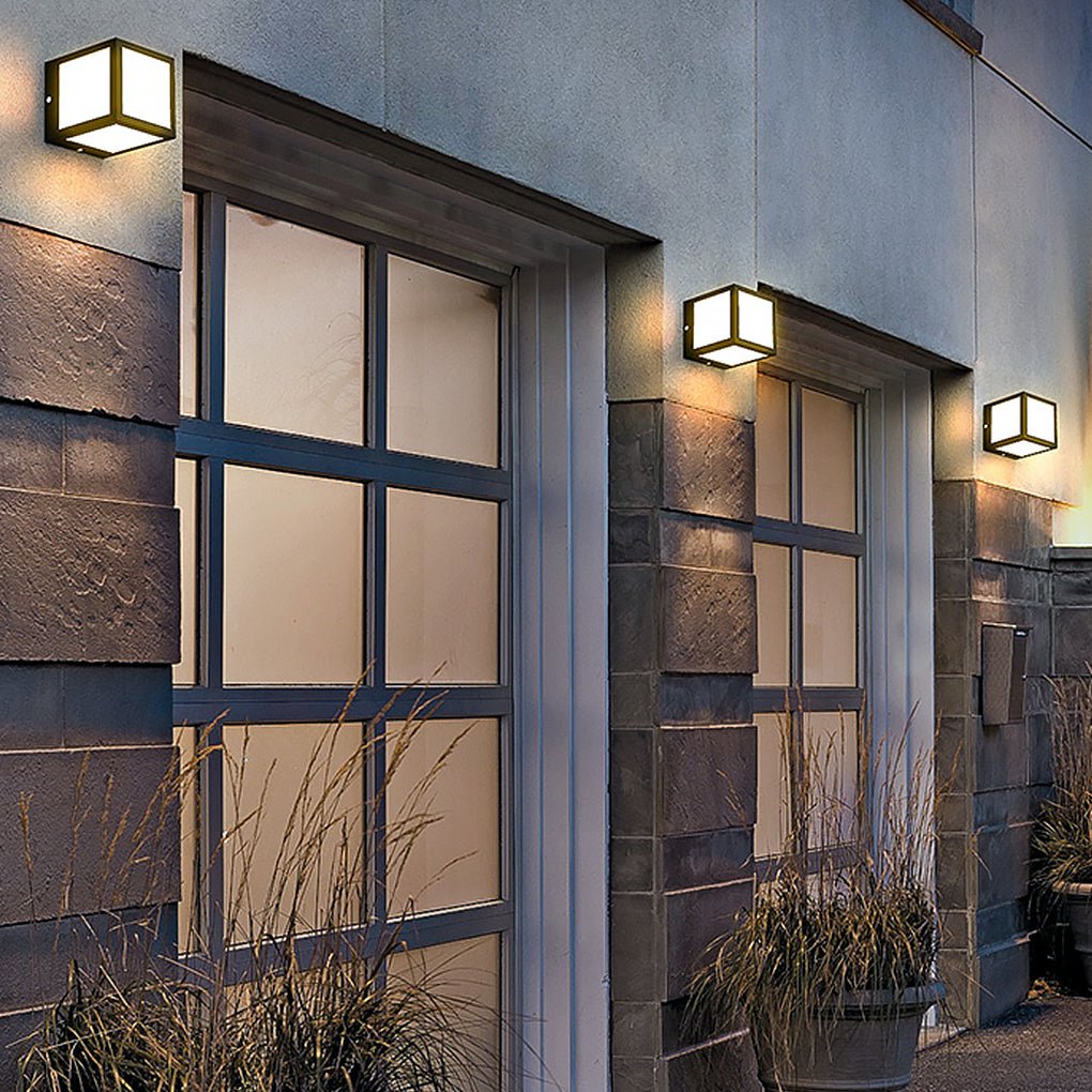 Modern Minimalist Solar Outdoor Waterproof LED Wall Light for Courtyard Balcony Aisle