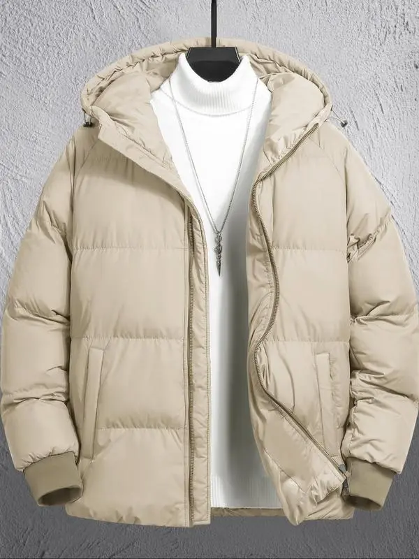 🔥Last Day 95% OFF🔥Men's Thick Warm Hooded Puffer Coat