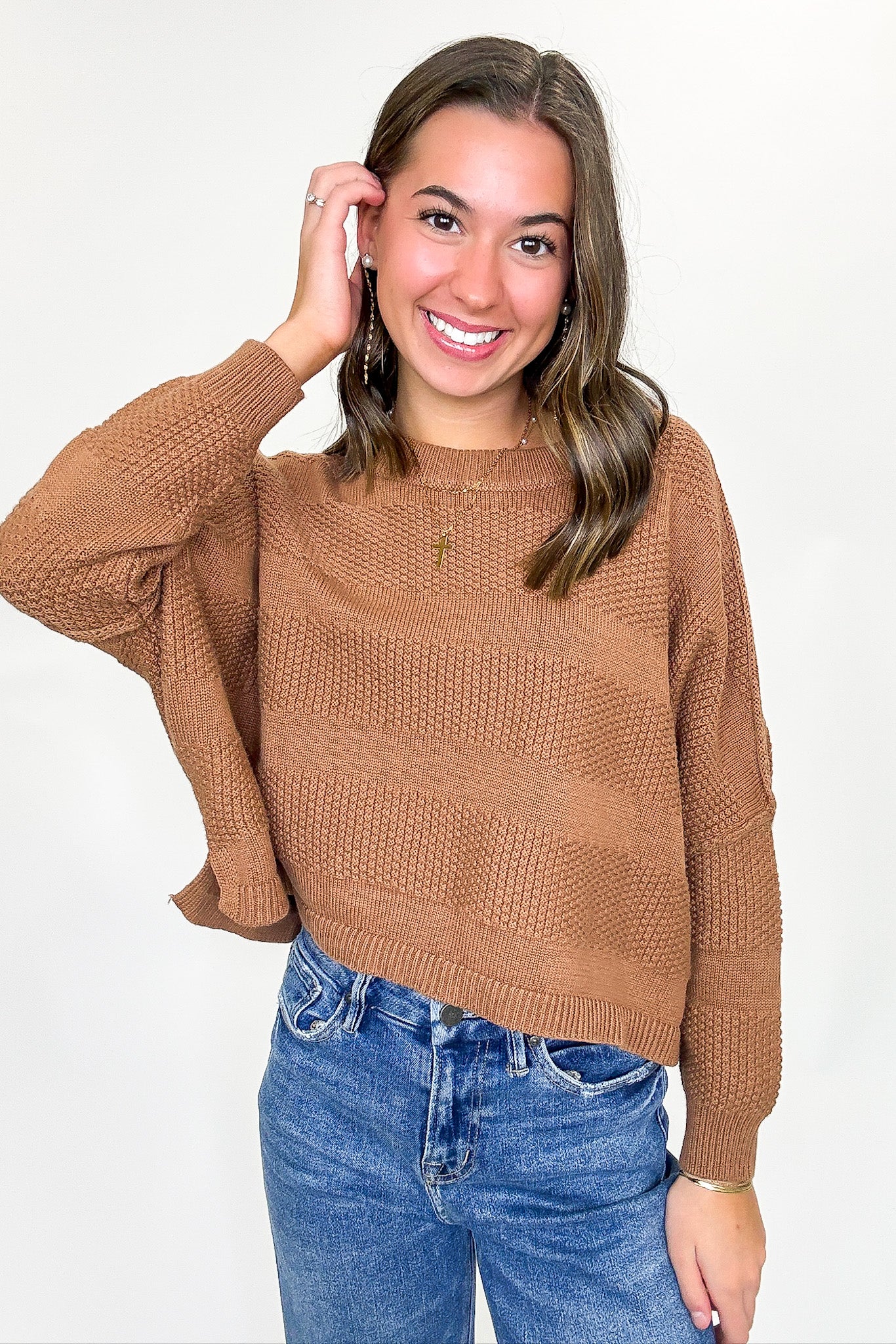 Ease Relaxed Fit Knit Top and Shorts Set