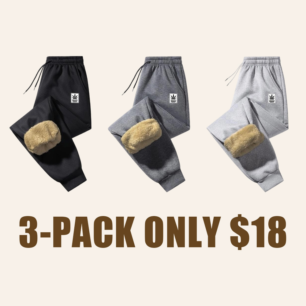 Men's Warm Lined Winter Pants