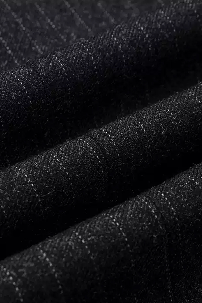 Men's Dark Gray Pinstripe Formal Vest