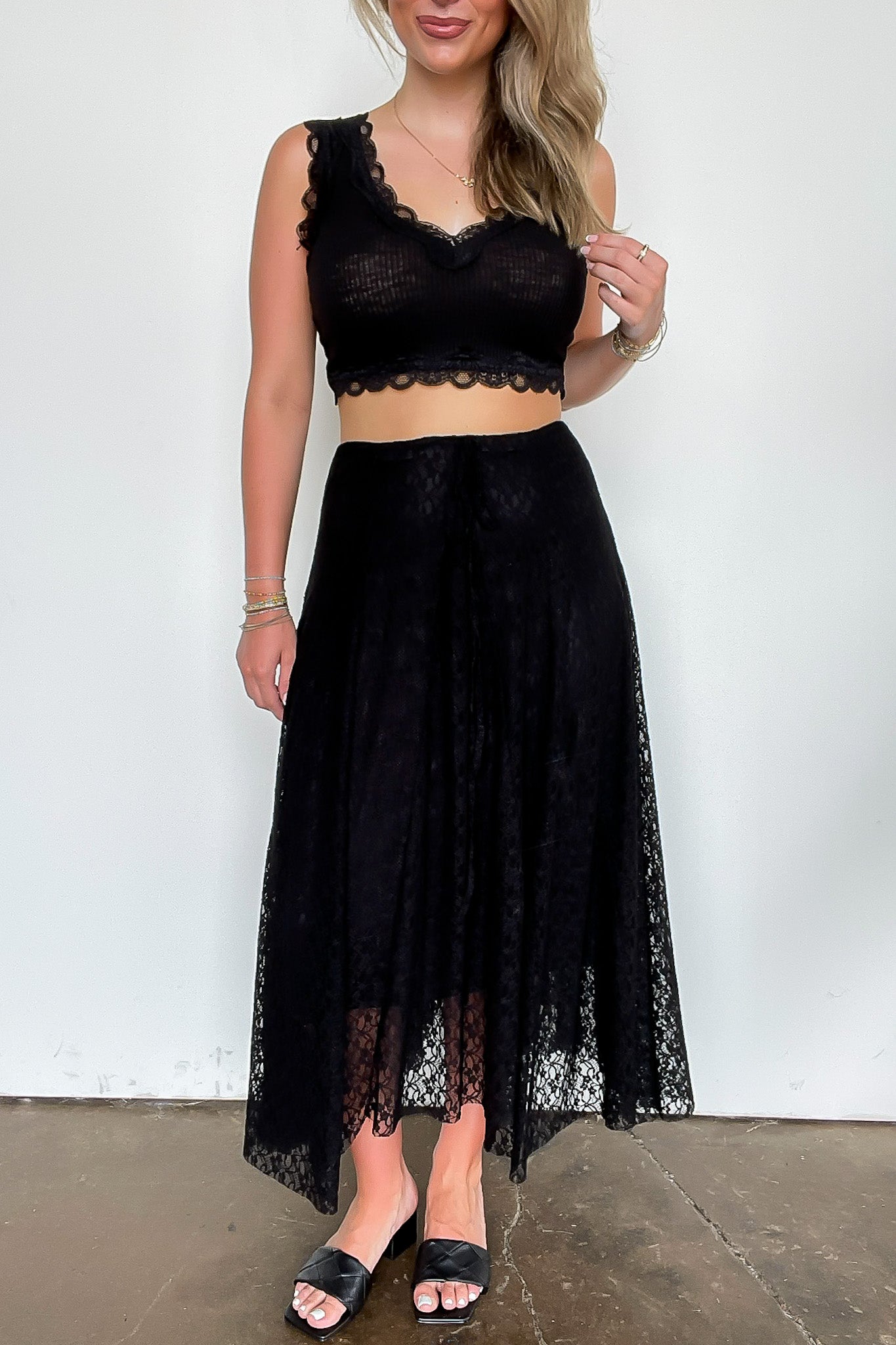 Lace Maxi Skirt