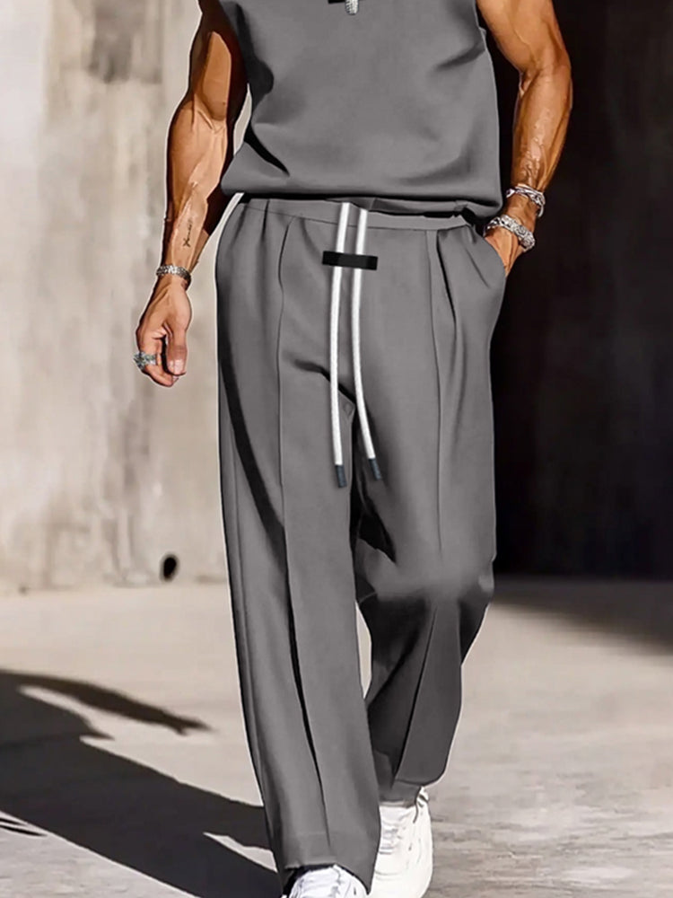 Modern Leisure Tank Top Pants Set