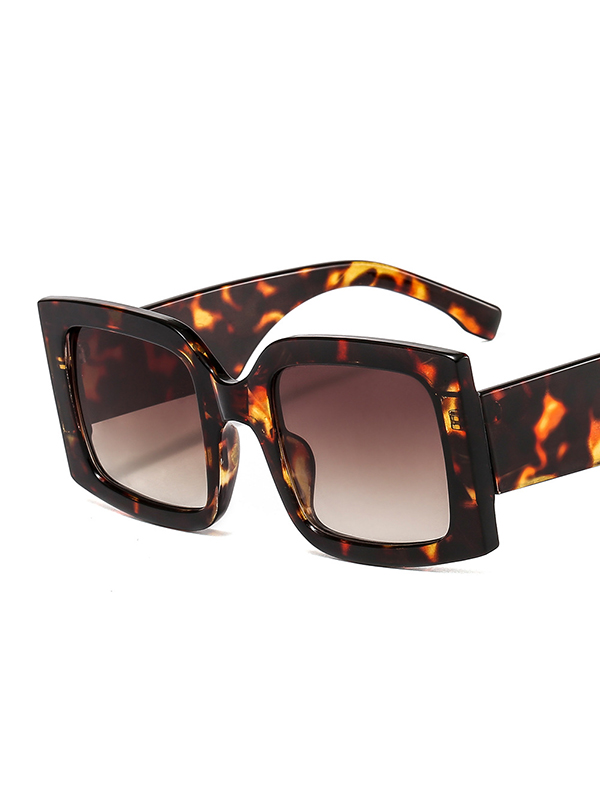 Geometric Sun-Protection Sunglasses Accessories