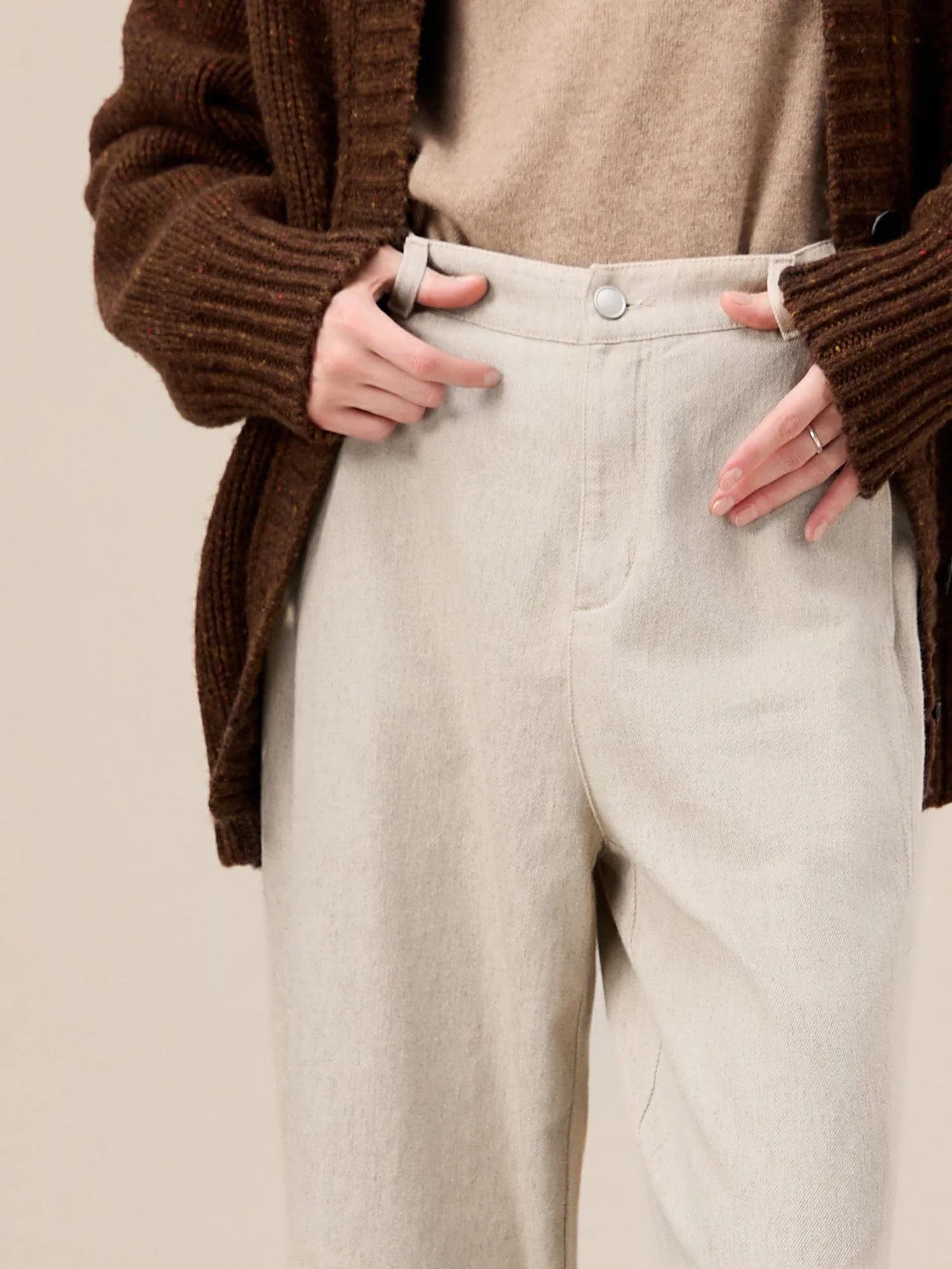 Women's Cotton & Linen Straight Pants