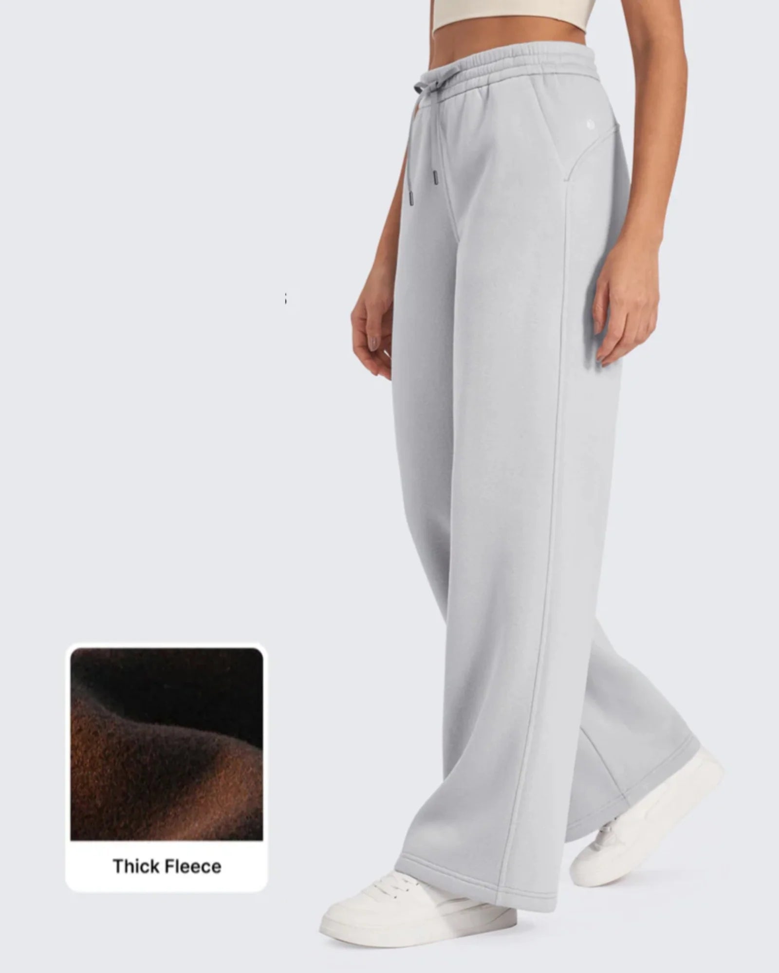 Flurrylux Fleece Lined Drawstring High-Waist Pants