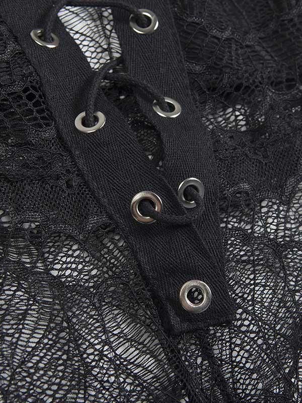 Split-Joint Bandage One-Piece Teddy Lingerie