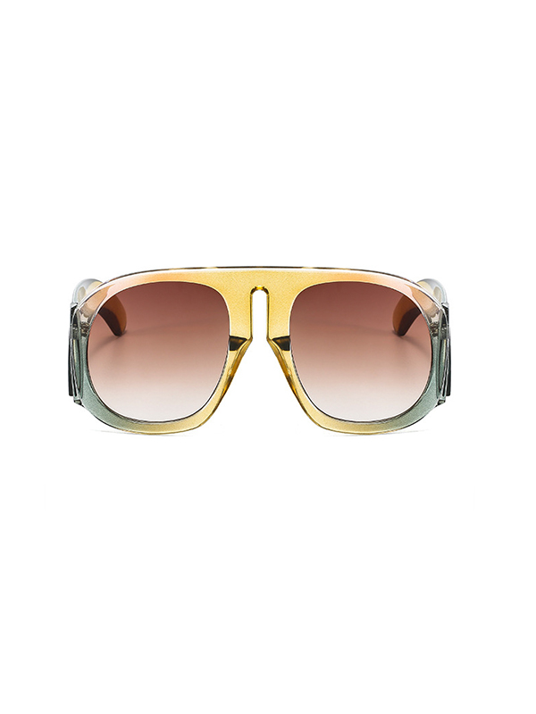 Geometric Sun-Protection Sunglasses Accessories