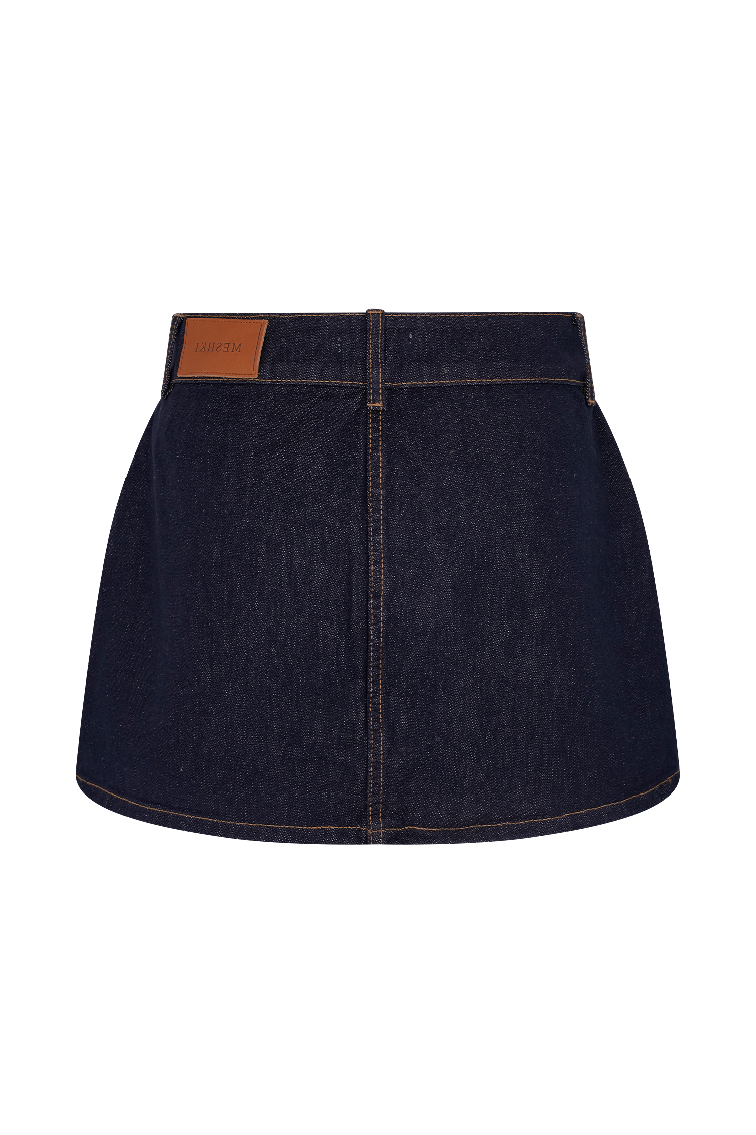 Blue Denim Mini Skirt