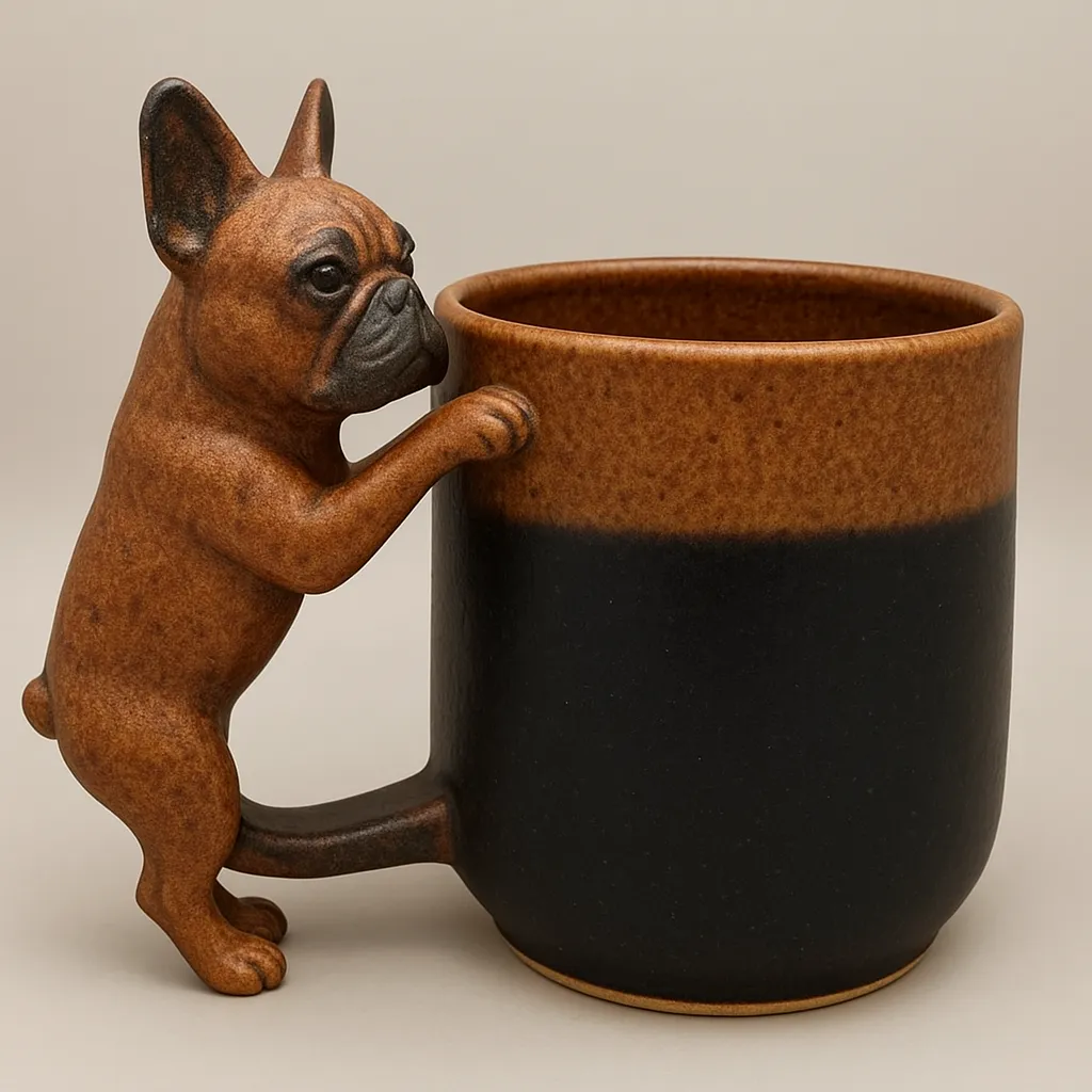 Handmade Dachshund Mug Bark&Brew