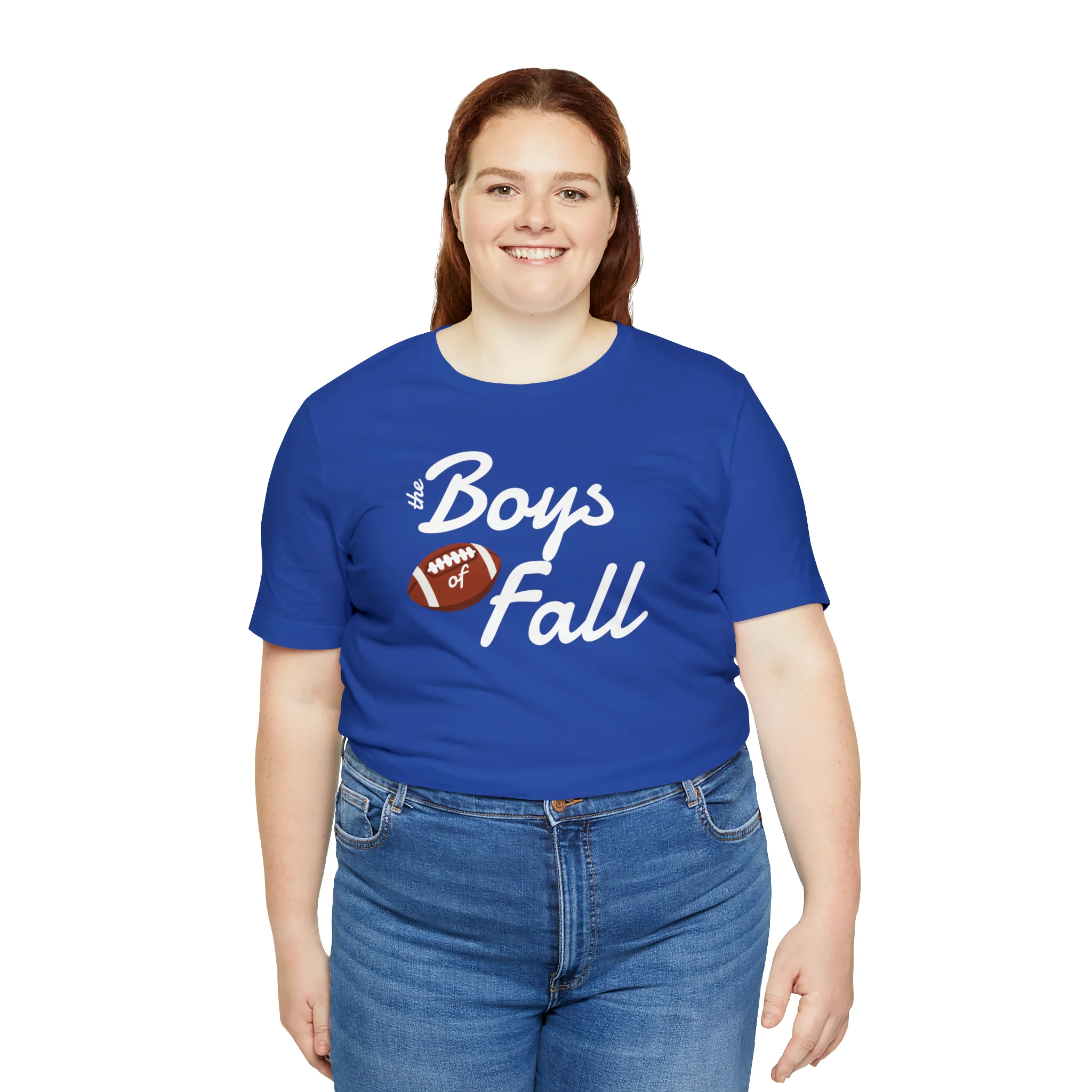 Boys of Fall Football Patch Unisex Softstyle T-Shirt