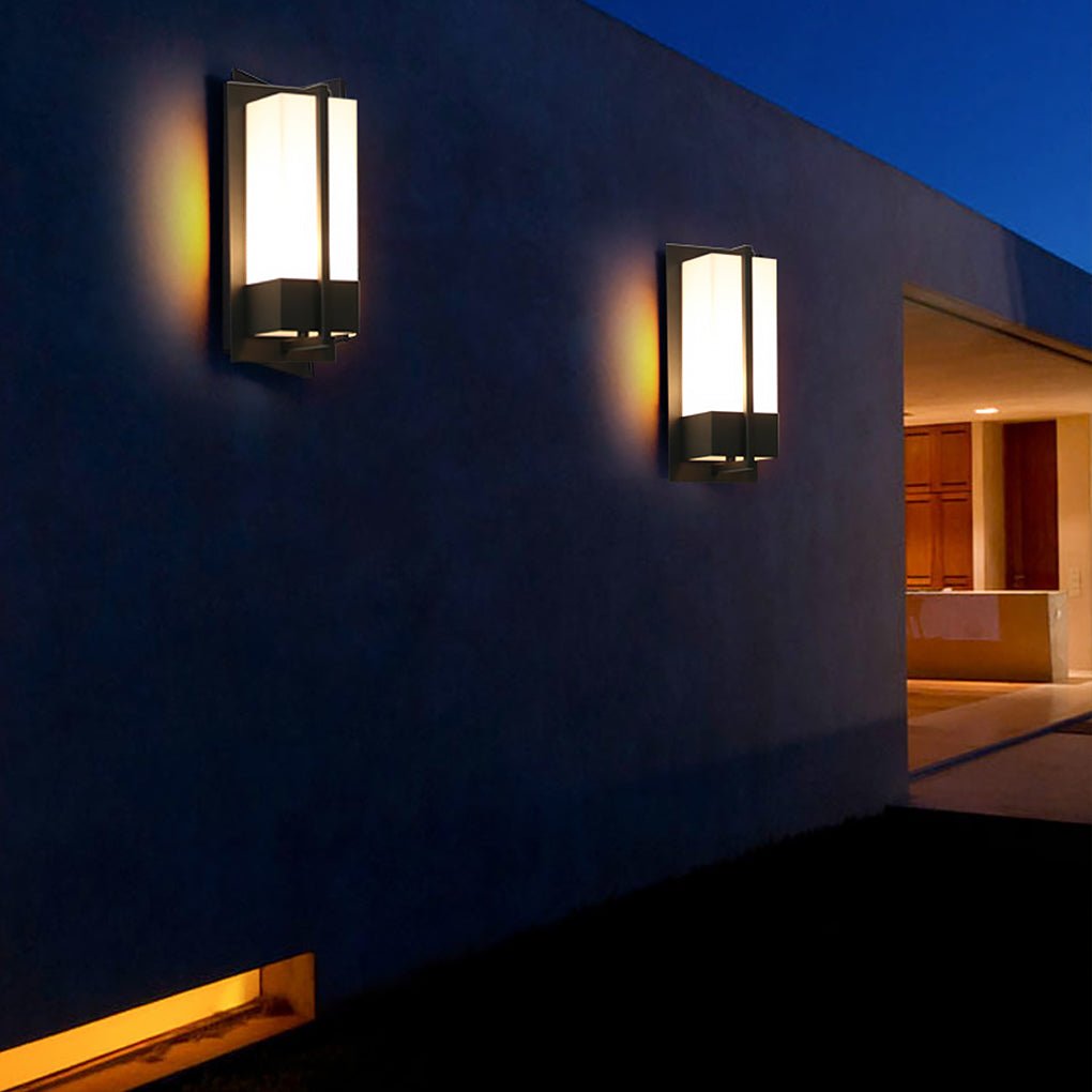 Minimalist Outdoor Waterproof Warm Light LED Corridor Exterior Wall Lamp