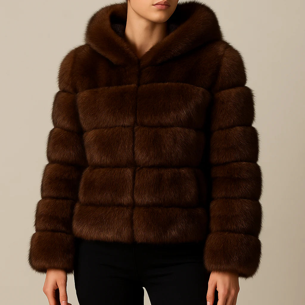 Serenity Plush Hooded Coat