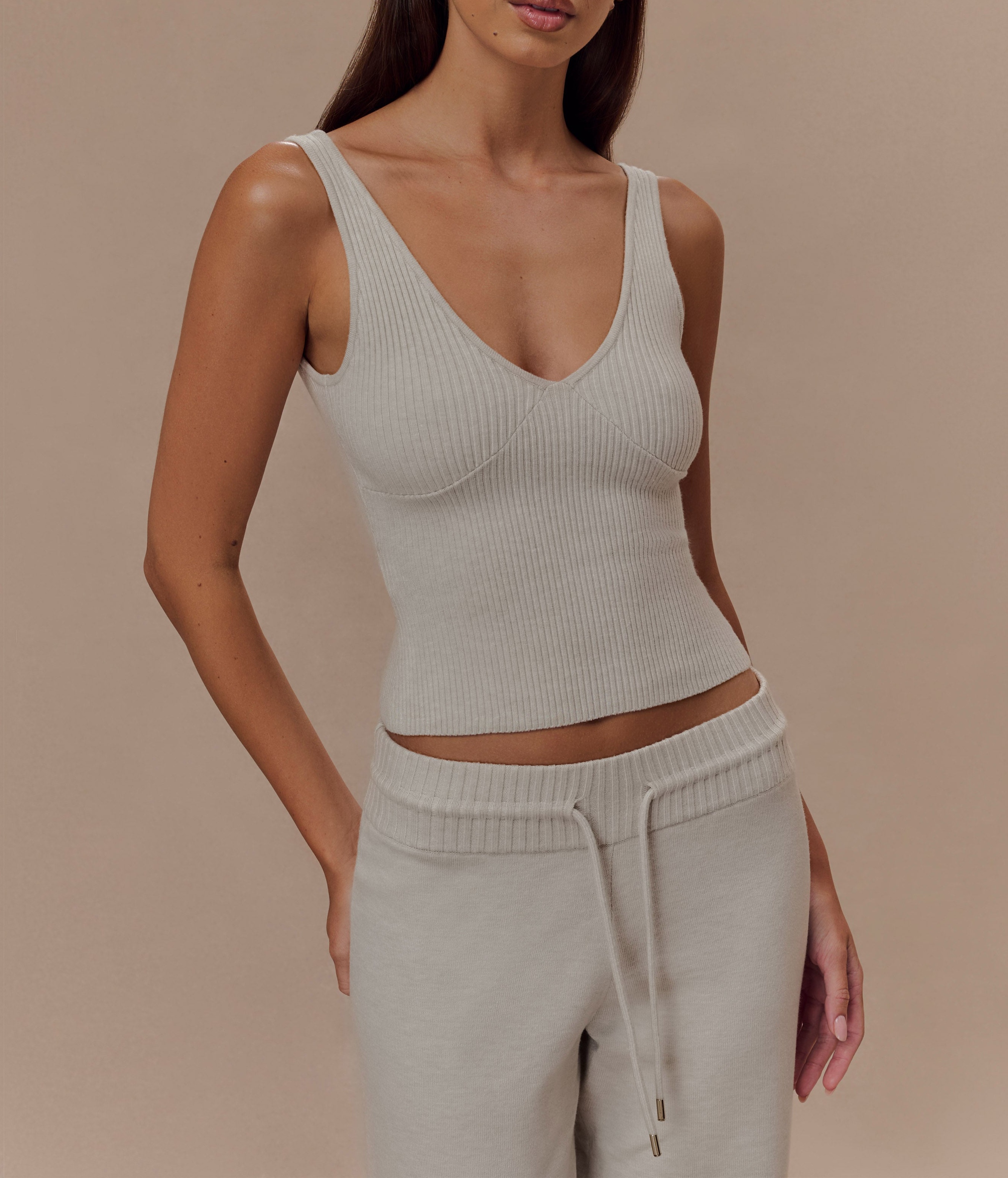 Marle Ribbed Knit Cami Top