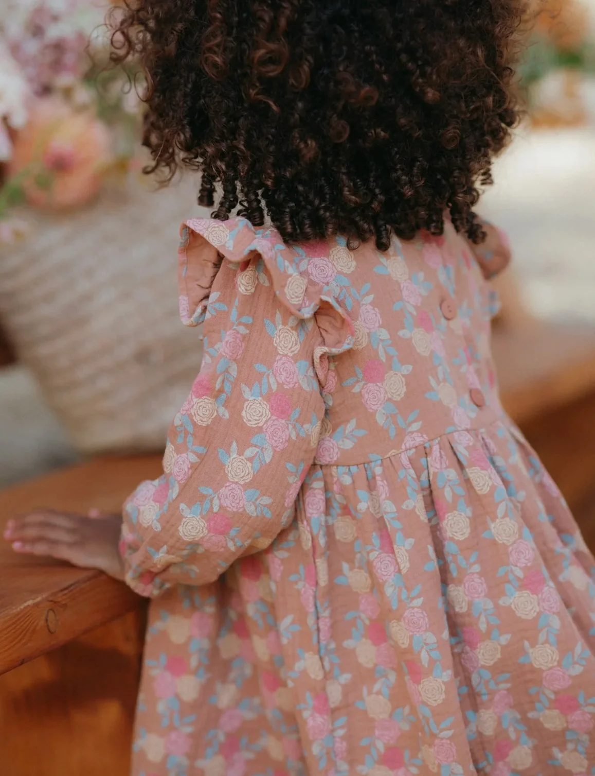 Leilah Dress - Caramel Roses