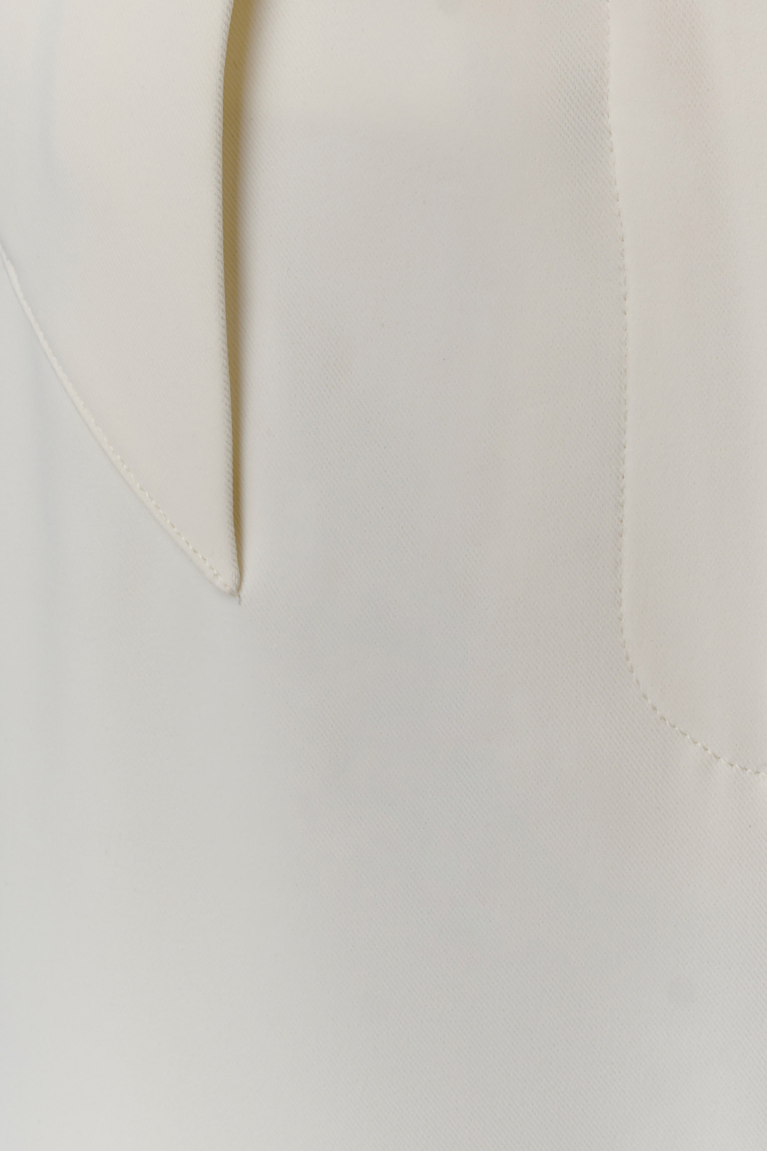 Ivory Wide Leg Suiting Trouser