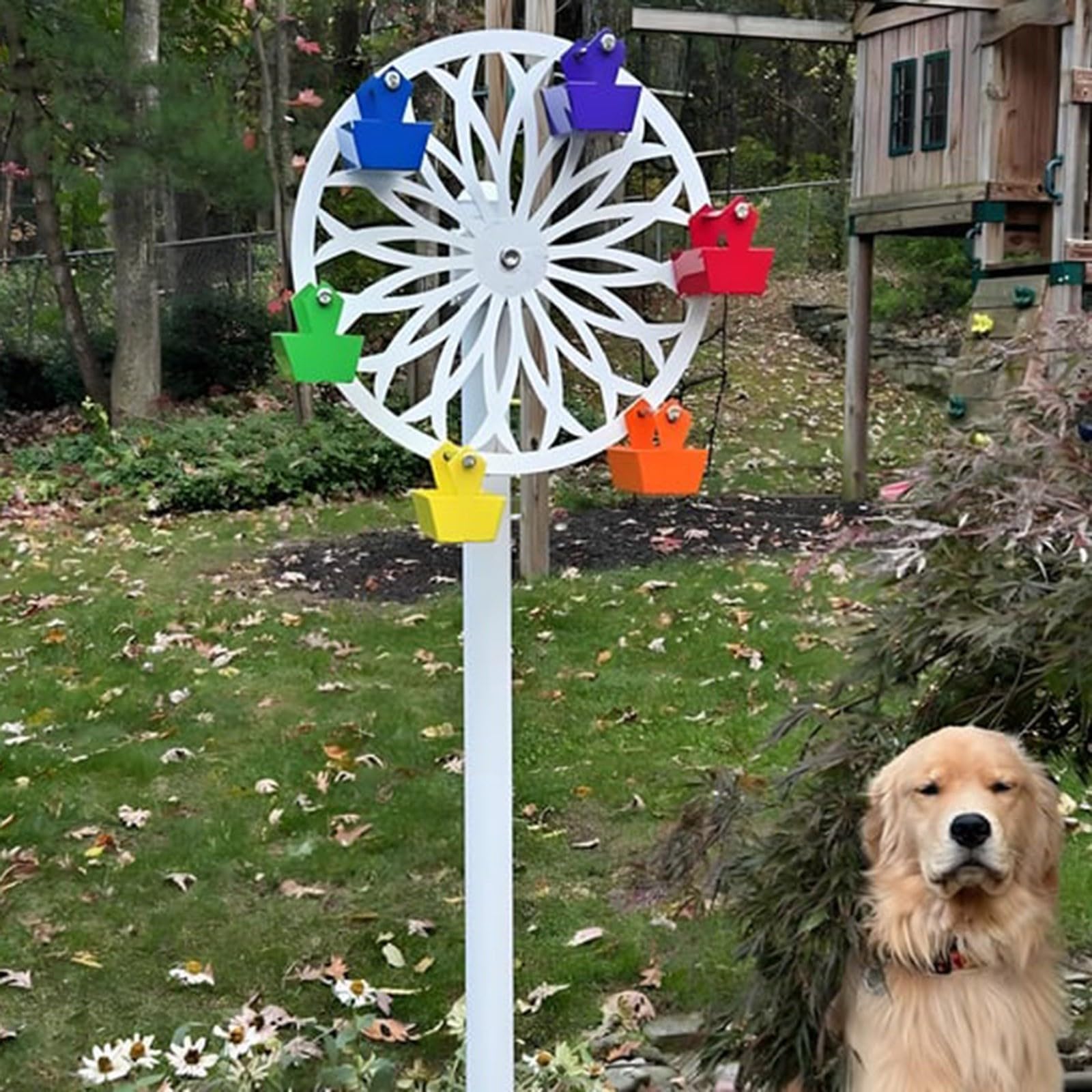 Wheel Bird Feeder - The Ferris Wheel of Fun for Your Feathered Friends