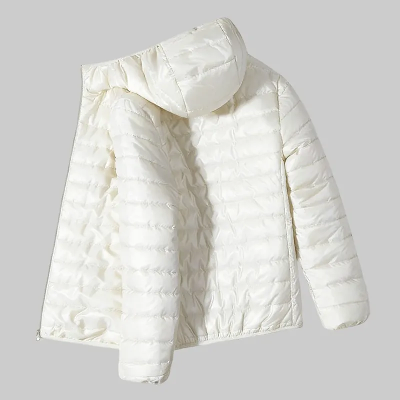 Autumn Winter Men's Thin Warm Hooded Cotton Jacket