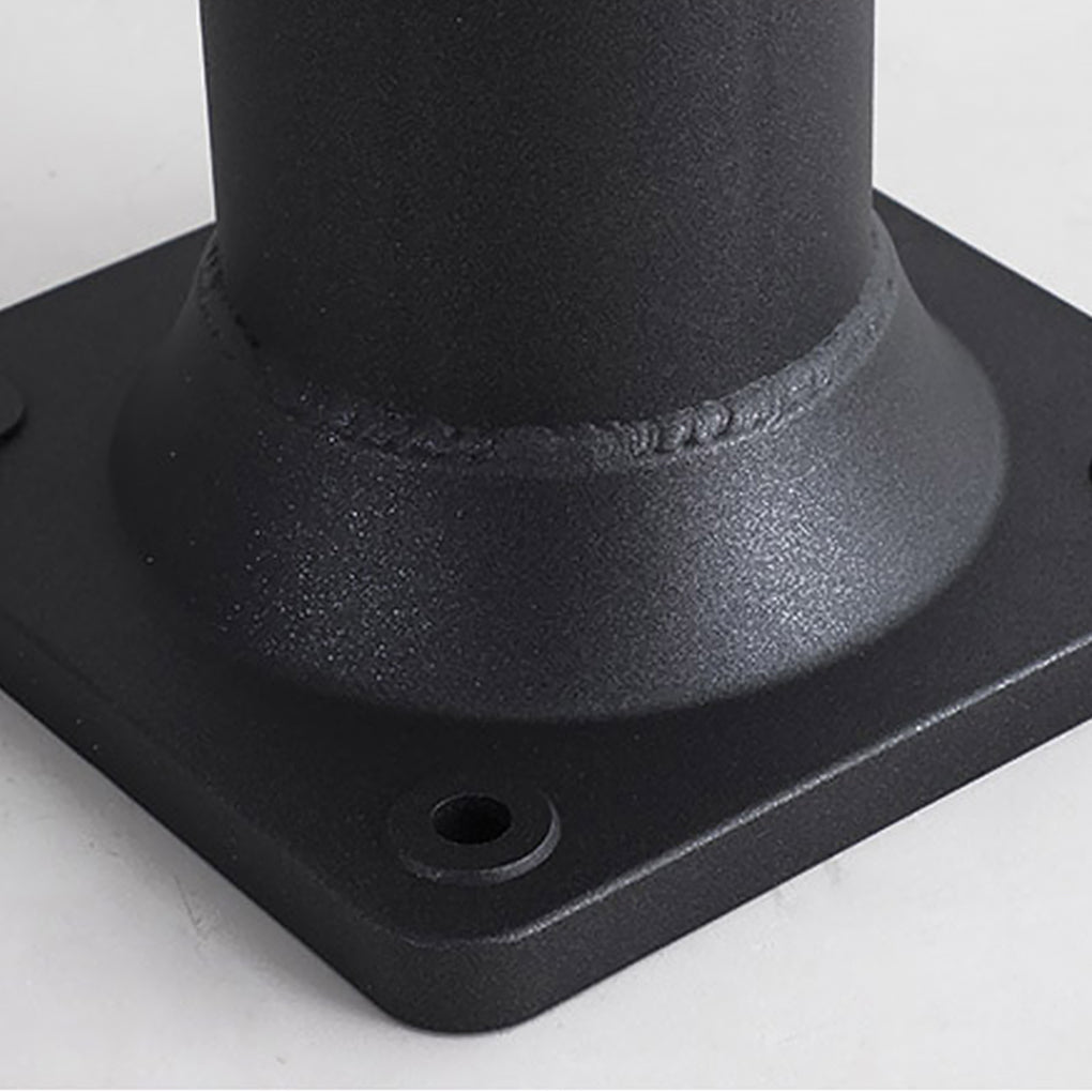 Waterproof LED Black Modern Public Lighting Heavy Duty Outdoor Lamp Post