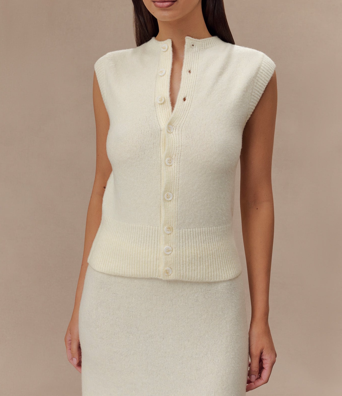 Marle Sleeveless Knit Vest