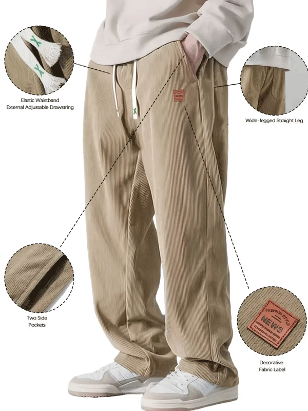 The Classic Corduroy - Men's Easy-Fit Lounge Pants