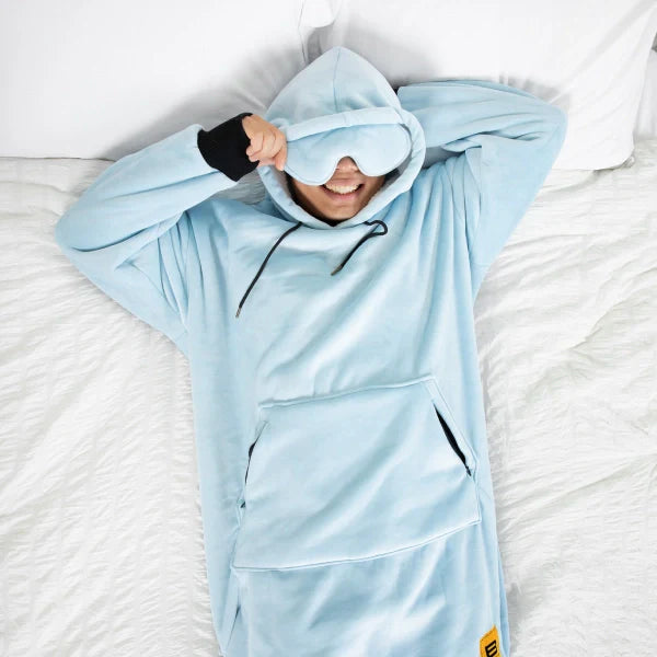 Wearable blanket Oversized with sherpa lining One size fits most.