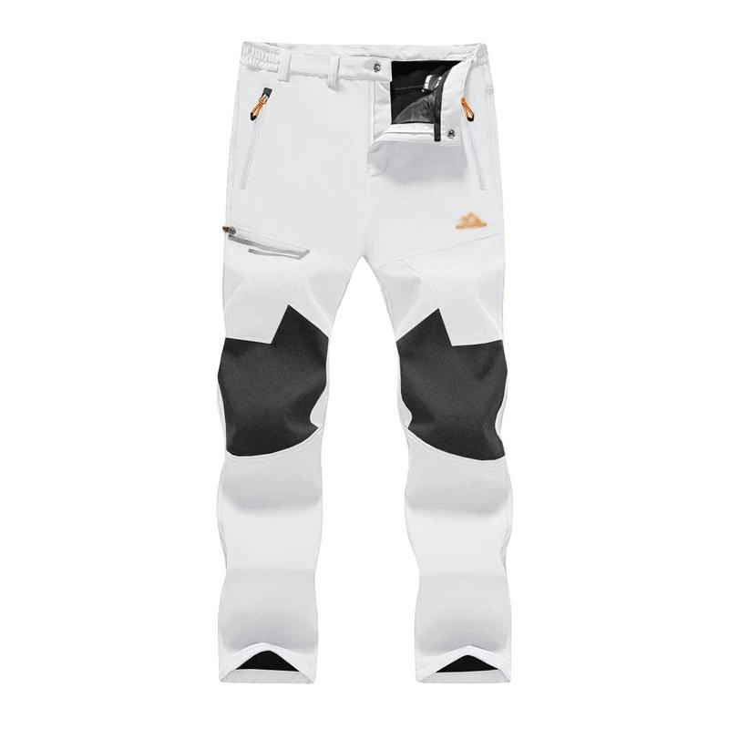 🧊 Men’s Fleece-Lined Water-Resistant Snow Pants – Warm Outdoor Winter Pants