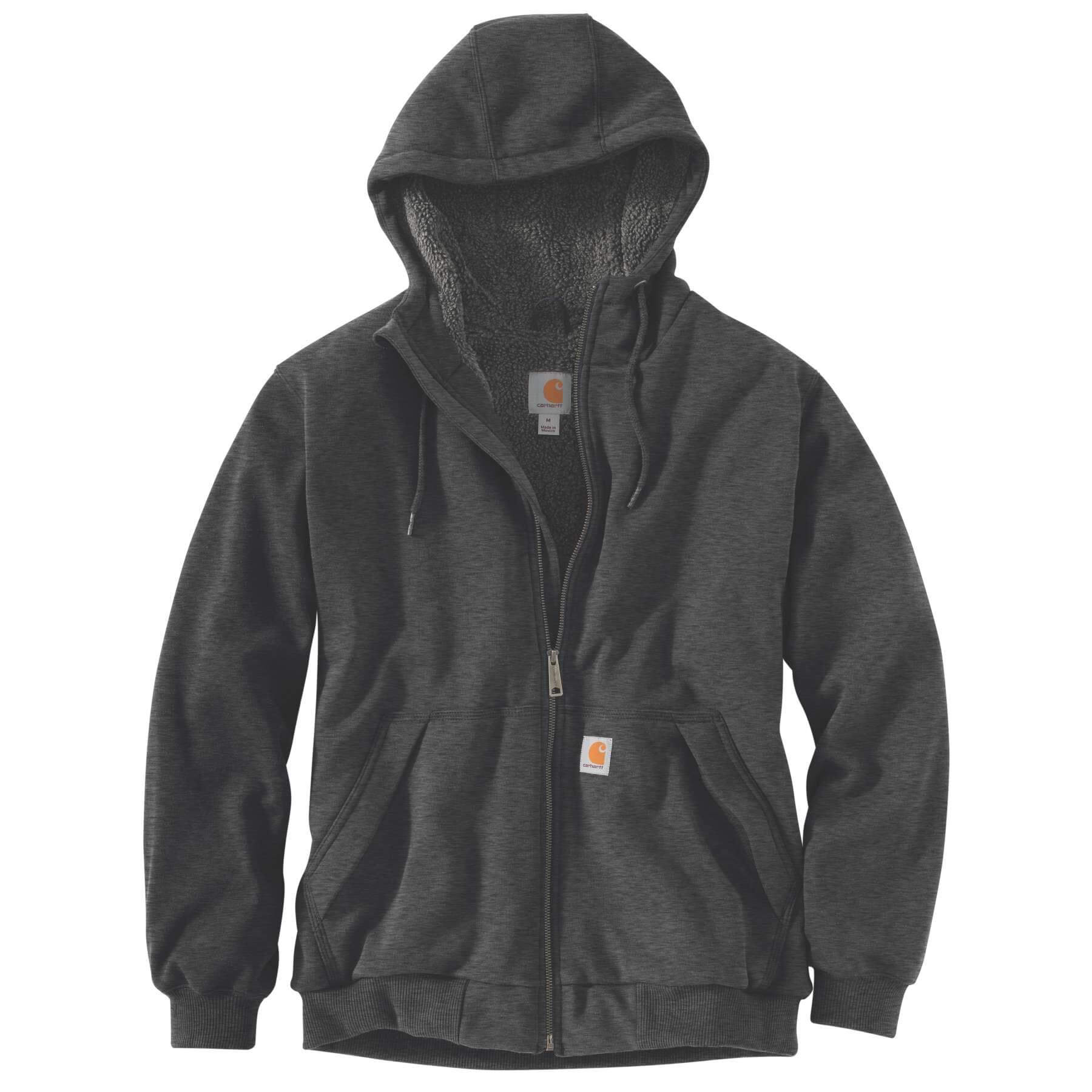 CHT Rain Defender Relaxed Fit Midweight Sherpa-Lined Full-Zip Hoodie Sweatshirt 103308