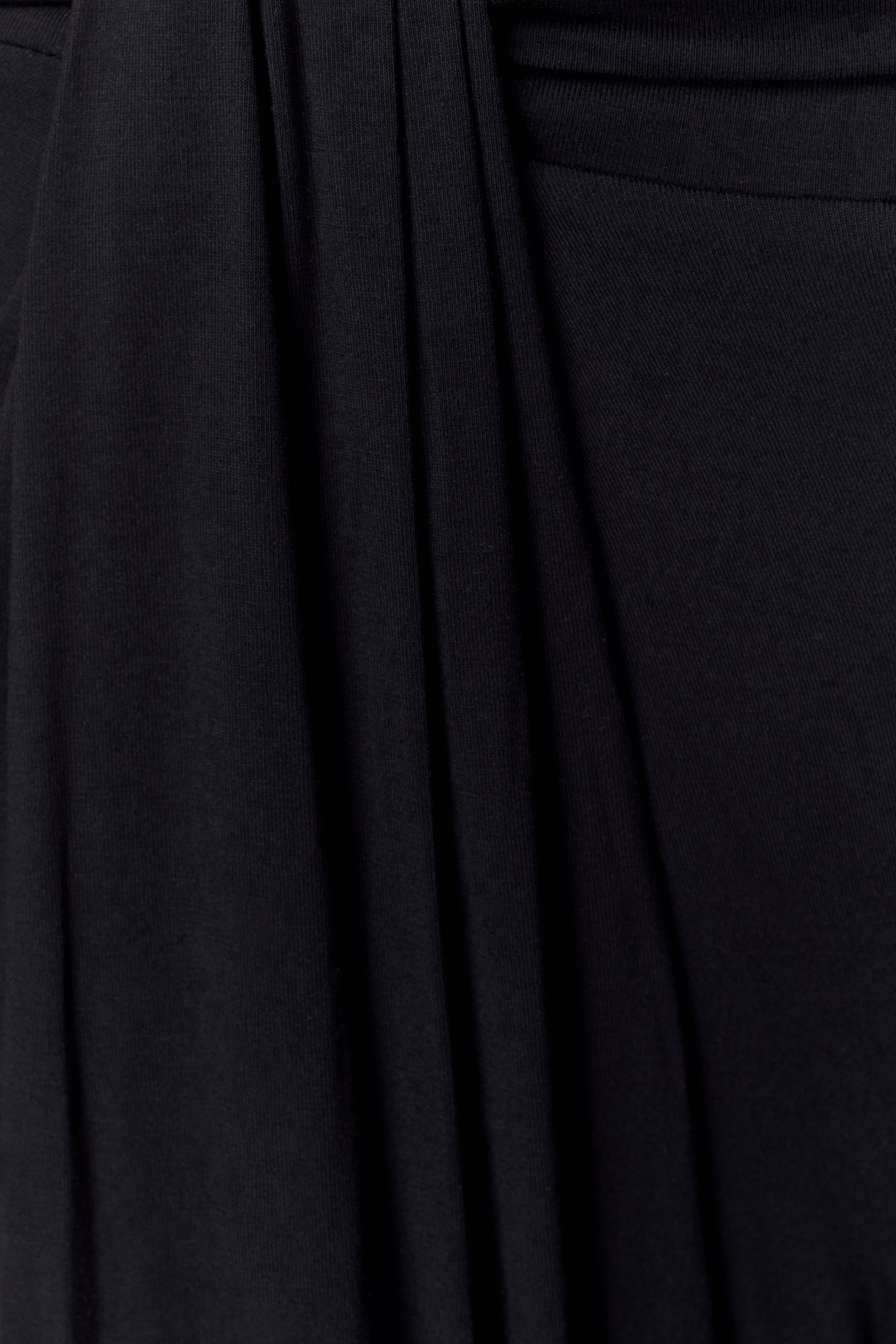 Black Modal Straight Leg Pant