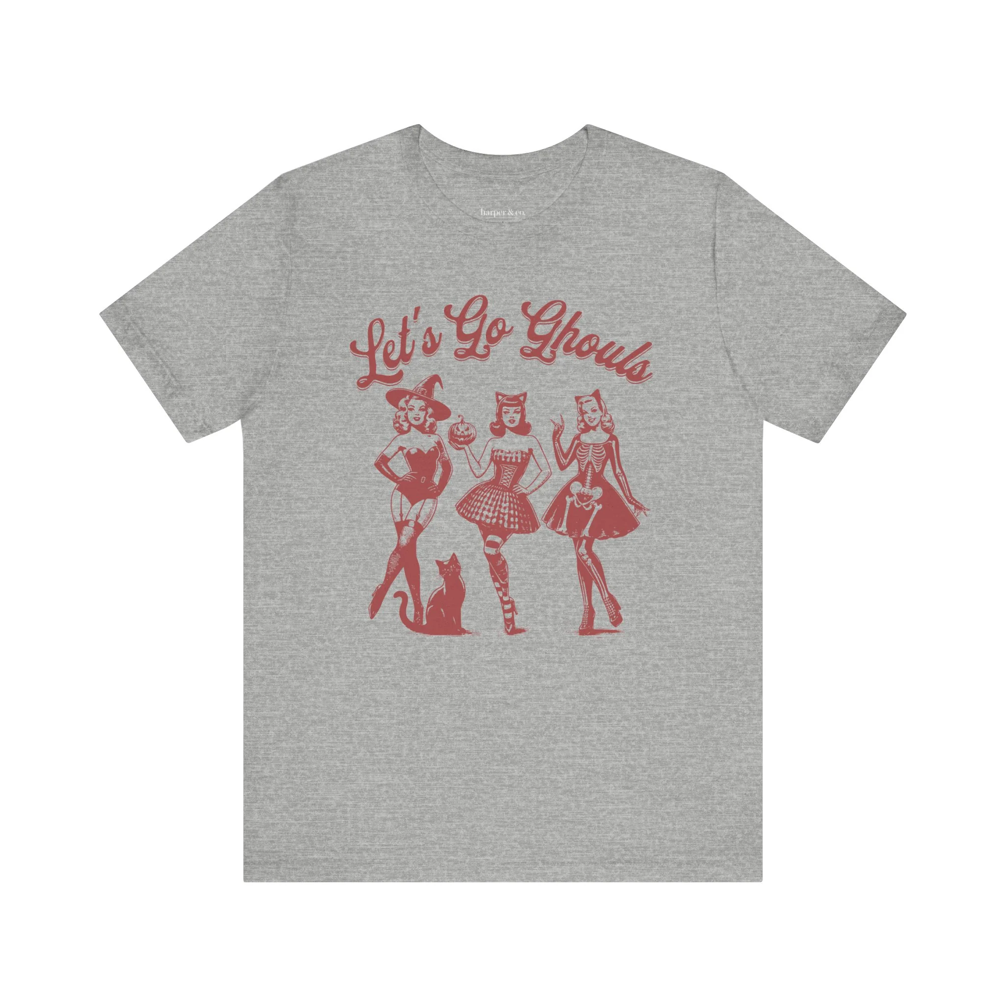 Let's Go Ghouls Bella Canvas Unisex Jersey T-Shirt - Multiple Colors