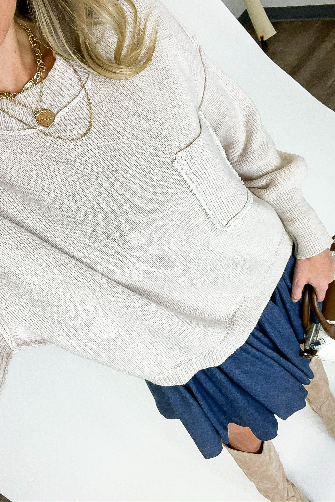 Knit Intentions Front Pocket Sweater