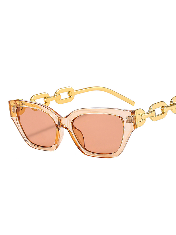 Geometric Hollow Sun-Protection Sunglasses Accessories