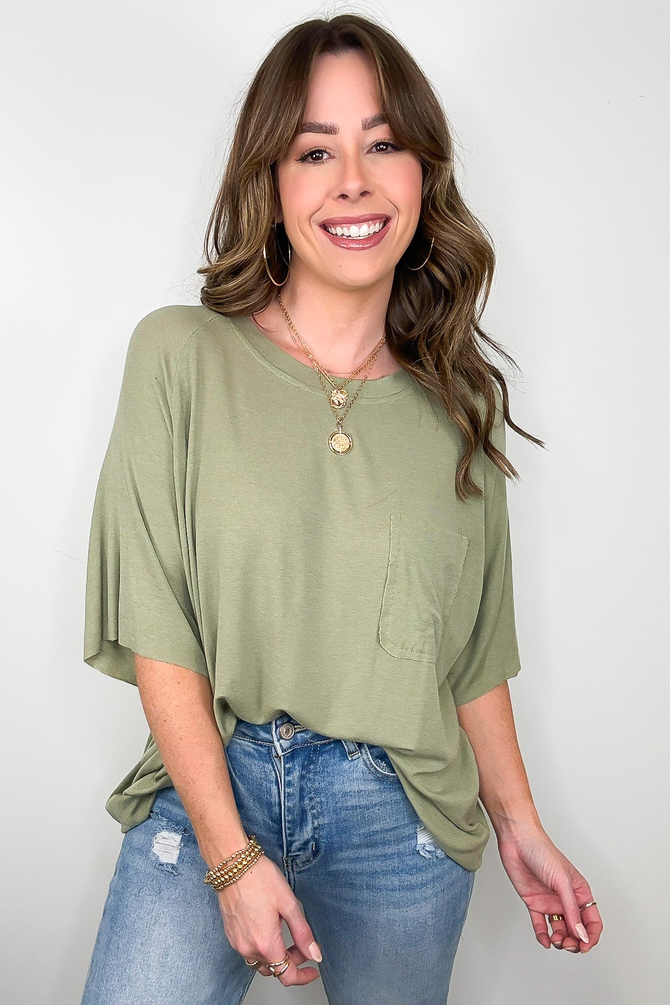 Inspire Me Casual Pocket Tee