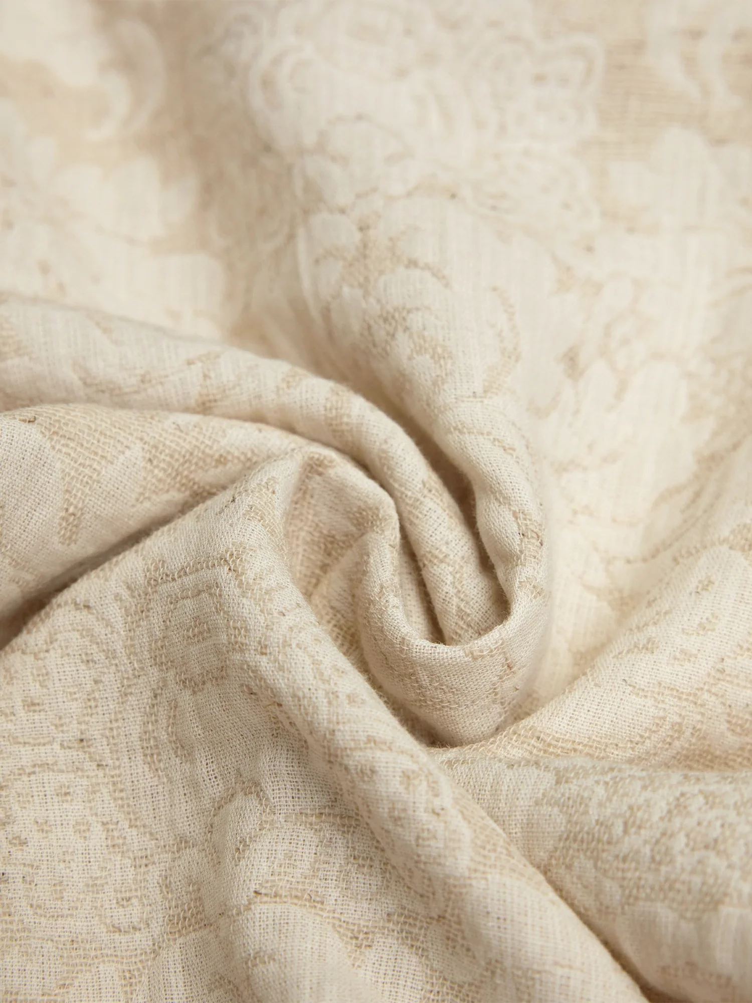 Cotton & Linen Jacquard Shorts